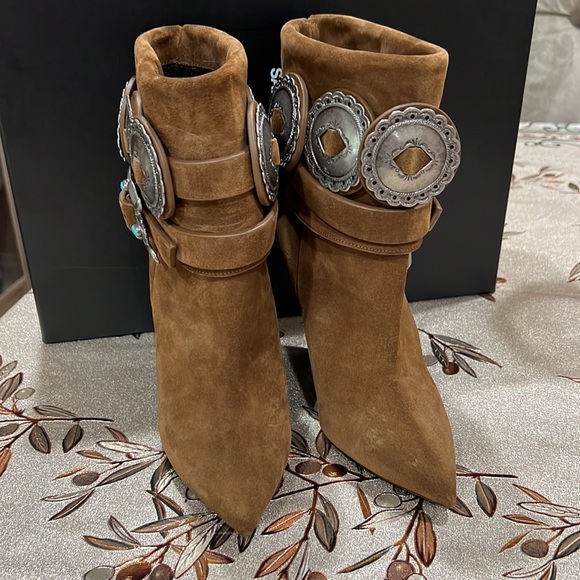 - Saint Laurent Niki Wester Boots - Picture 3 of 9